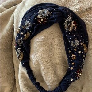 Wrap headband with beading detail